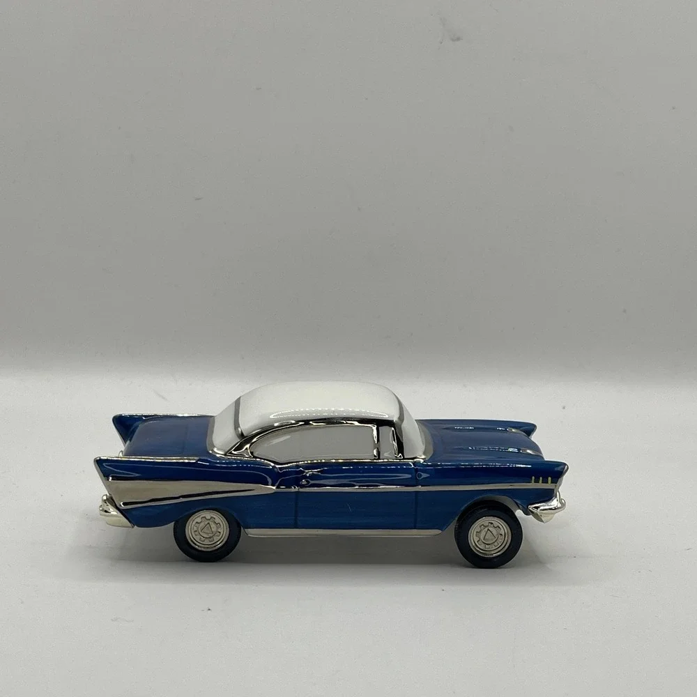 Department 56 Snow Village Classic Cars 1957 Chevrolet Bel Air 56.55283 Blue